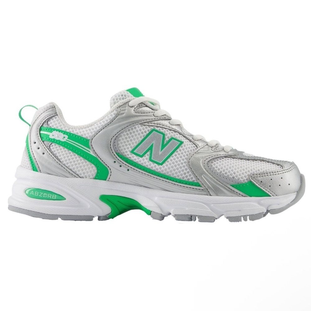 New Balance 530 US M 7.5/ W 9 Sneakers in Green and Gray